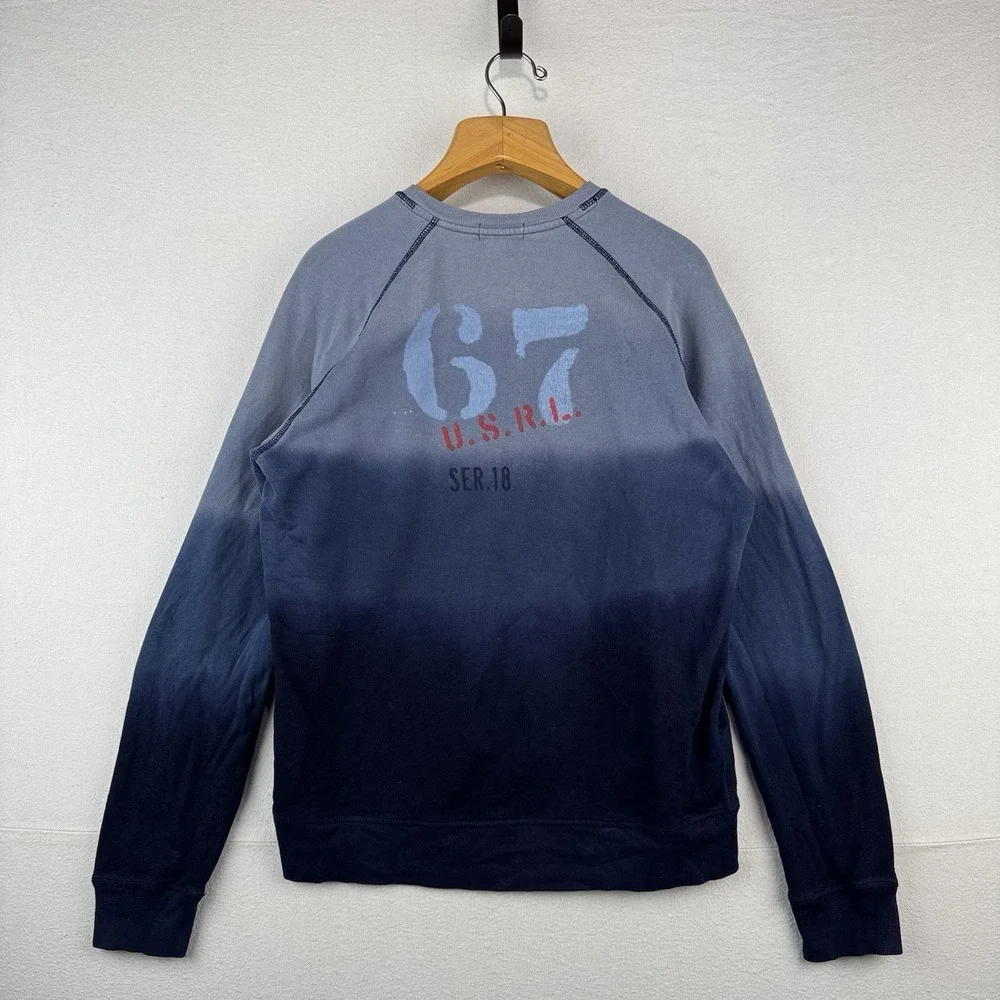 Polo Ralph Lauren RLYC Boys XL 18-20 Navy Ombré Sweatshirt Sailing‎ Yacht Club